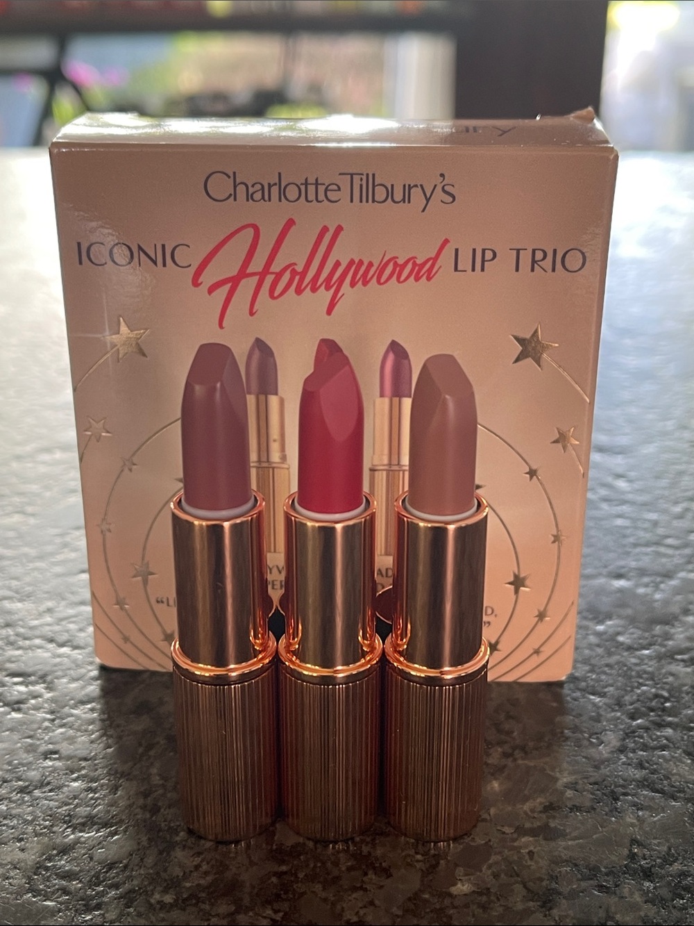 Charlotte Tilbury Iconic Hollywood Lip Trio 90’s Pink Hollywood Vixen Icon Baby